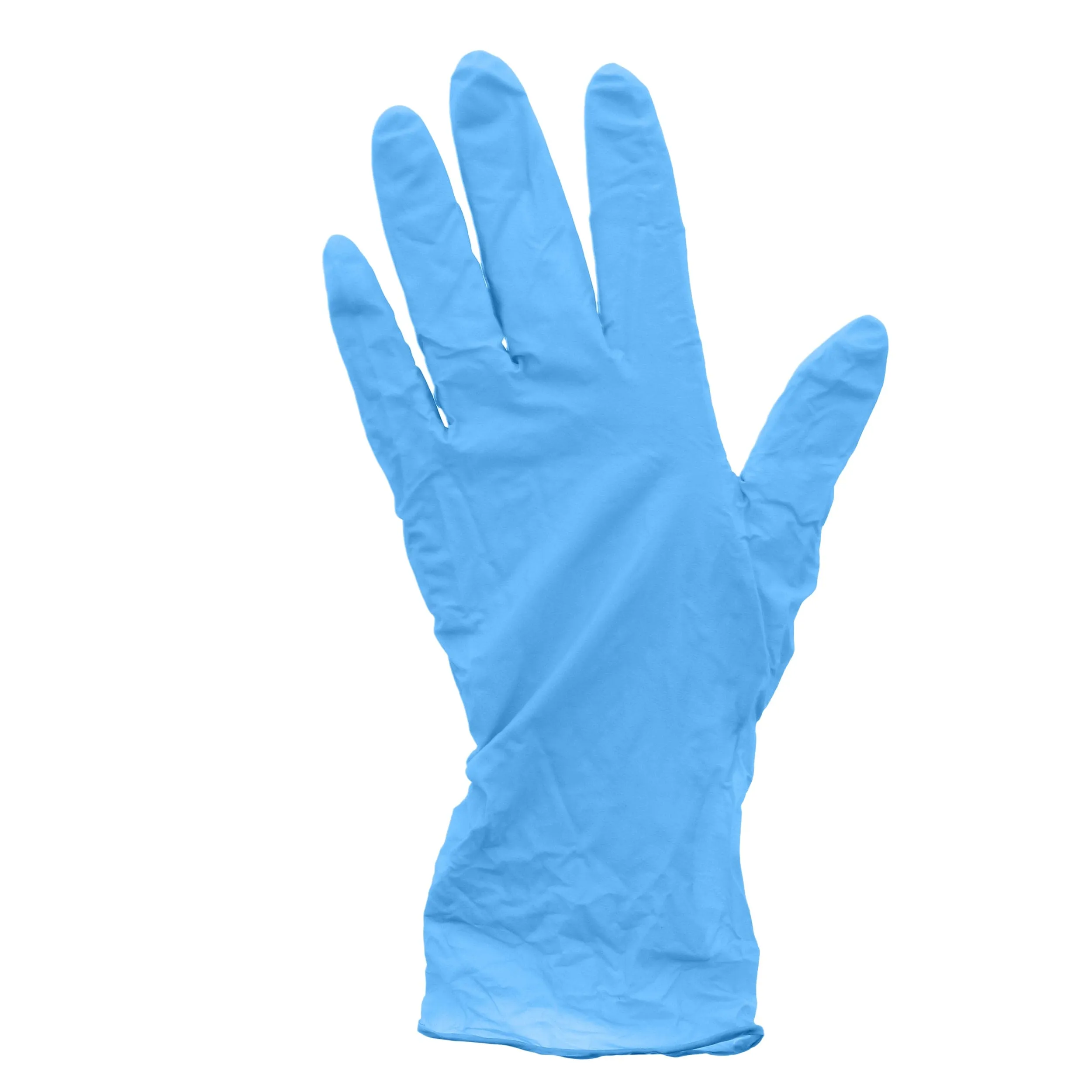 Powder-Free Nitrile Pacific Blue Soft Gloves (S-XXL), Case of 1,000 (XXL: 900)