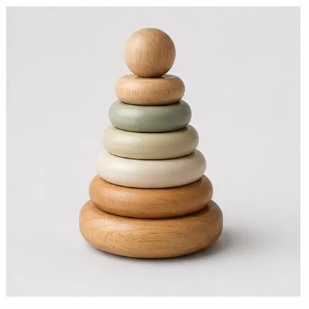 Wooden Stacking Rings — 12-24 m